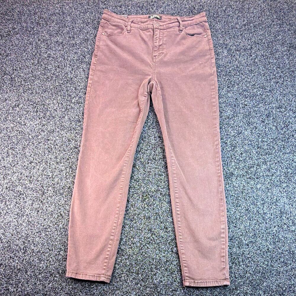 Buffalo David Bitton Women's High Rise Skinny Stretch Denim Pants Brown Size 10